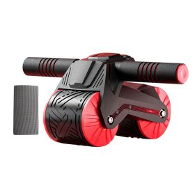 2 In1 Belly Wheel Balanced Support and Exerciser. (Ships From: China, Color: Black Red)