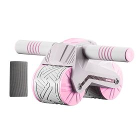2 In1 Belly Wheel Balanced Support and Exerciser. (Ships From: China, Color: dusty pink)