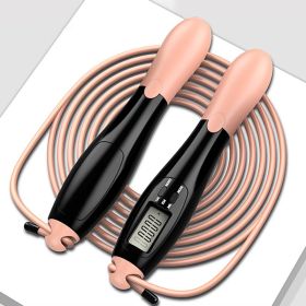 1pc Gym Fitness Smart Jump Rope with LCD Screen, Counting Speed, Skipping 2.8 M / 9.18ft. (Color: Black, Items: Skipping Rope)