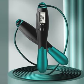 1pc Gym Fitness Smart Jump Rope with LCD Screen, Counting Speed, Skipping 2.8 M / 9.18ft. (Color: Blue, Items: Skipping Rope)