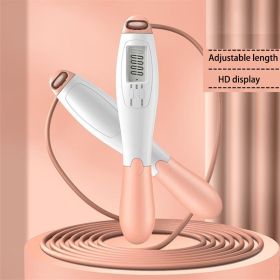 1pc Gym Fitness Smart Jump Rope with LCD Screen, Counting Speed, Skipping 2.8 M / 9.18ft. (Color: pink, Items: Skipping Rope)