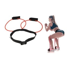 1pc Exercise Bounce Trainer. Slip-on Resistance Band for Home Fitness Training. (Color: Yellow)