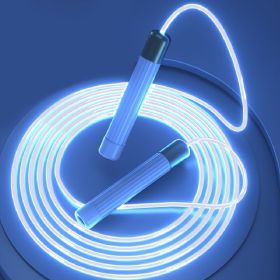 LED Glow-in-the-dark Jumping Rope. USB Chargeable Luminous Jumping Rope. (Items: Pink)
