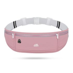 Slim Running Pack. Exercise Waist Pack. Belt Pouch Bags. (Color: Red)