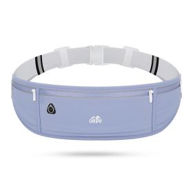 Slim Running Pack. Exercise Waist Pack. Belt Pouch Bags. (Color: Dark blue)