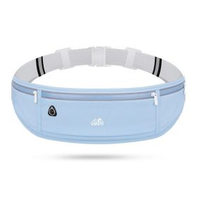 Slim Running Pack. Exercise Waist Pack. Belt Pouch Bags. (Color: Blue)