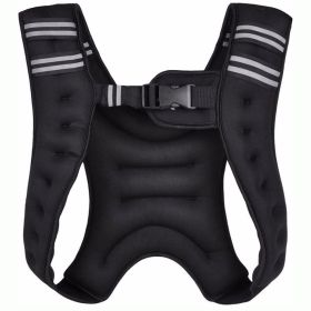 Weighted Body Vest for Men & Women, Weight Vests for Training, Running, Fitness Workout, CrossFit, Walking Exercise Weights. (size: 10 lbs.)