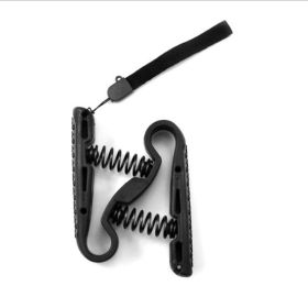 Resistance 44 Lbs. (20 Kgs) S-Type Hand Grip Exerciser, Grip Strengthener, Forearm and Finger Exercisers and Grippers. (Color: Black)