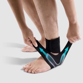 FitVille X-cushion Ankle Brace. (Color: Black, size: XL)