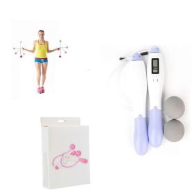 Electronic Jump Skip Rope. Home Gym Full Body Exerciser (Color: Gray)