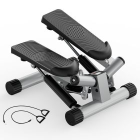 Mini Stepper with Resistance Bands. Twist Stair Steppers for Exercise at Home. (Color: as Pic)