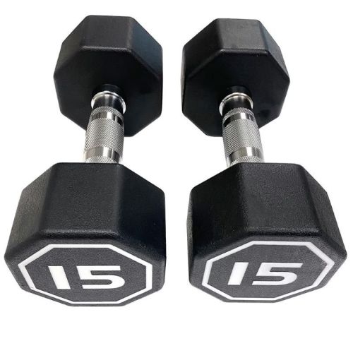 Octagon Dumbbell for Commercial and Home Fitness Use.