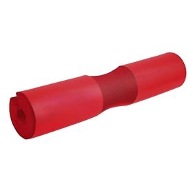 Barbell Support Squat Bar Foam Cover Pad (Color: Red, Type: Fitness Supplies)