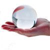 Clear Acrylic Contact Juggling Ball. Big Size Single ball for making acrylic juggling ball tricks. (size: 100mm)