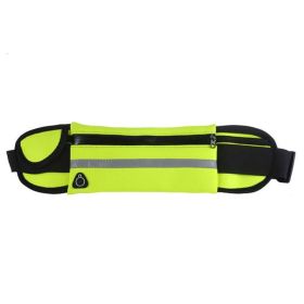 Velocity Water-Resistant Sports Running Belt and Fanny Pack for Outdoor Sports. (Color: Yellow)