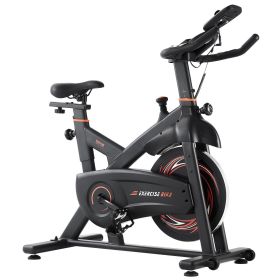 VEVOR Exercise Bike with Magnetic Resistance. Stationary Bike. Indoor Cycling Bike. (Resistance System: Magnetic Resistance, Flywheel Type: Heavy-Duty Flywheel)