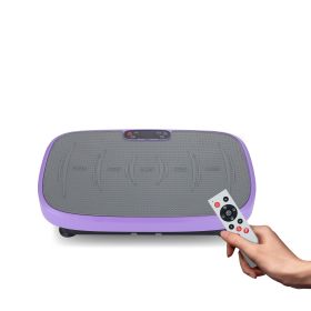 Vibration Plate Fitness Platform, Whole Body Exercise Machine for Lymphatic Drainage, Shaking Workout Board with 120 Speed Levels. (Main Material: Rubber, Main Color: Pink)