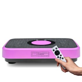 Vibration Plate Fitness Platform, Whole Body Exercise Machine for Lymphatic Drainage, Shaking Workout Board with 120 Speed Levels. (Main Material: Rubber, Main Color: Purple)