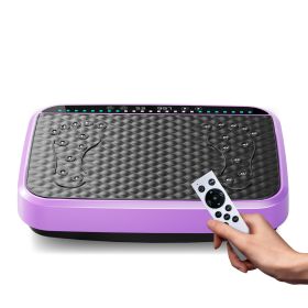 Vibration Plate Exercise Machine, Whole Body Fitness Platform for Lymphatic Drainage, Vibrating Shaker Board with 120 Speed Levels. (Main Material: Rubber, Main Color: Purple)