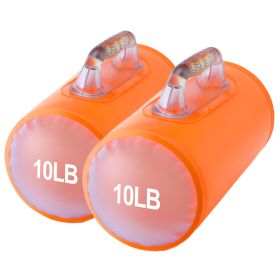 2X10lb Water Dumbbell Free Weights (Option: 2x10lbs-Orange)