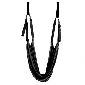 Yoga Belt Inverted Rope Pull (Color: Black)