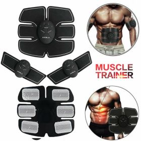 Electric ABS Muscle Toner and Shaper (Color: Black)
